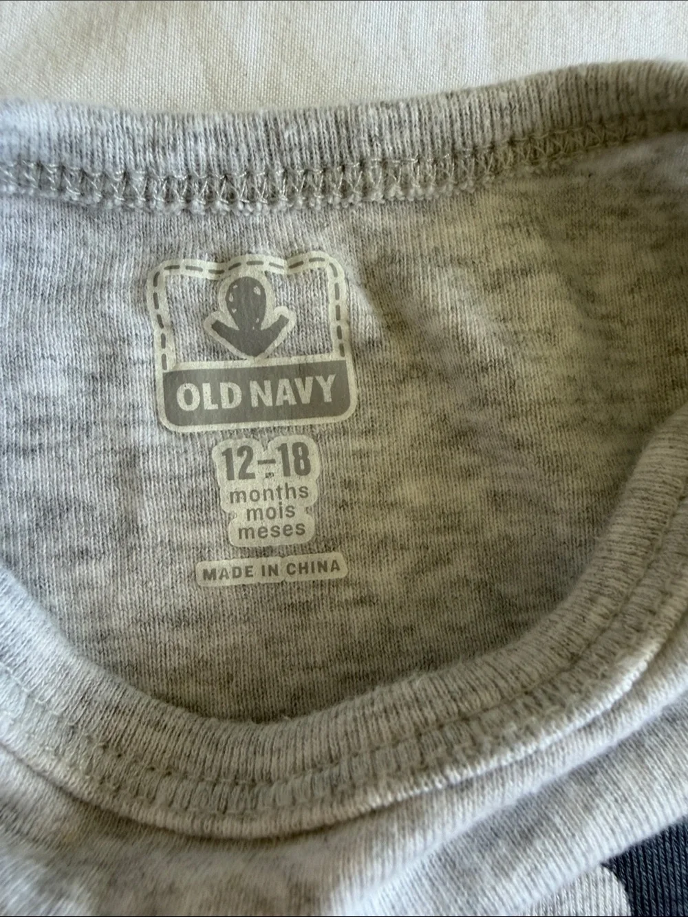 Kids Grey 'one.' Graphic One-Piece first birthday Bodysuit